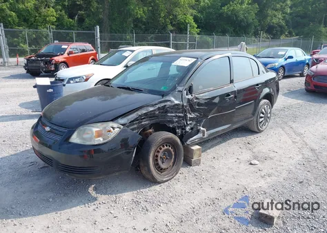 2010 Chevrolet Cobalt Lt из США, поврежденный, VIN 1G1AD5F54A7210157